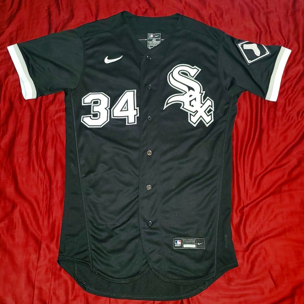 Chicago White Sox Michael Kopech Black Alternate Nike Authentic Elite Jersey - Picture 1 of 10
